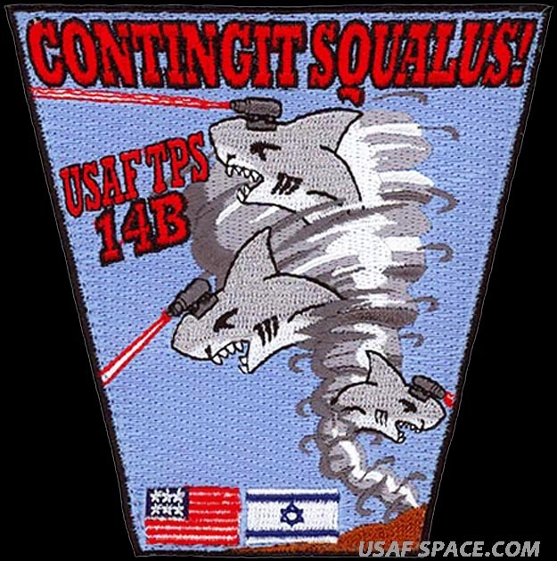 USAF TEST PILOT SCHOOL CLASS 2014B - CONTINGIT SQUALUS - ORIGINAL VEL PATCH