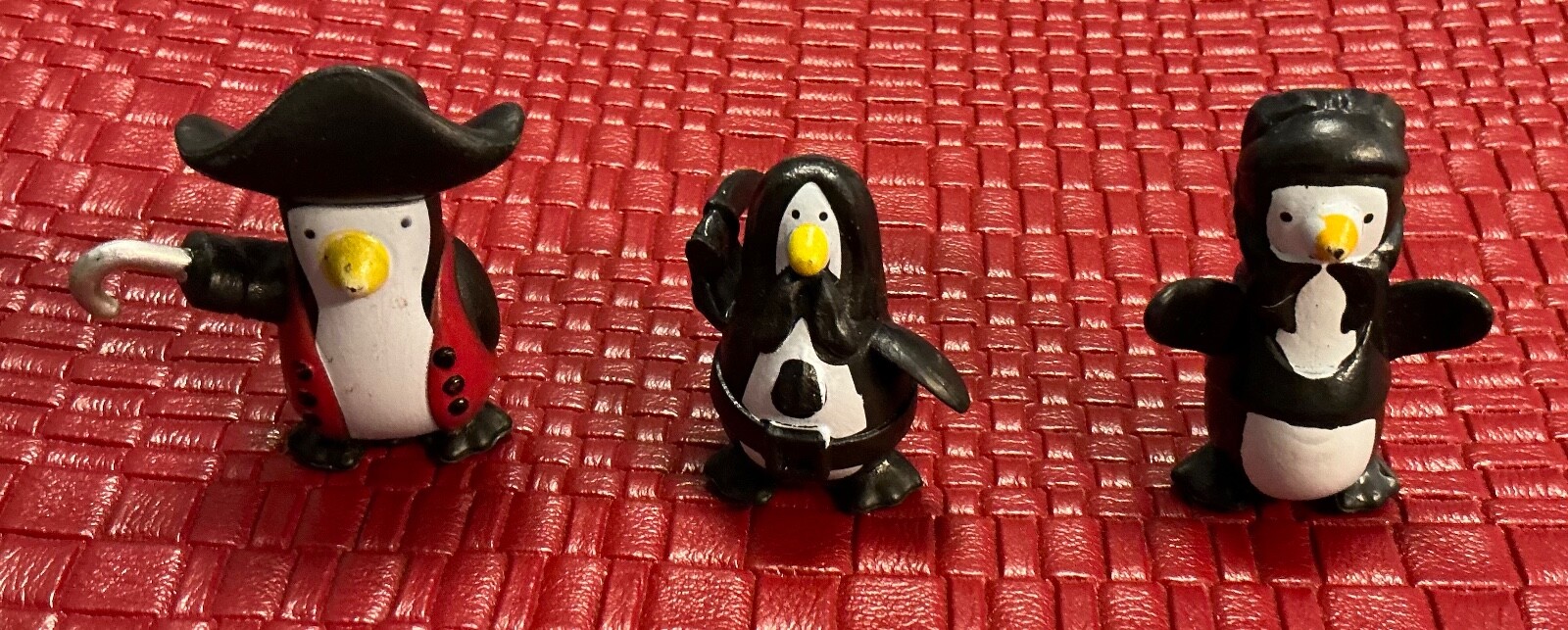 Lot of 3 Don't Rock The Boat Game Penguin Replacement Game Piece Figures