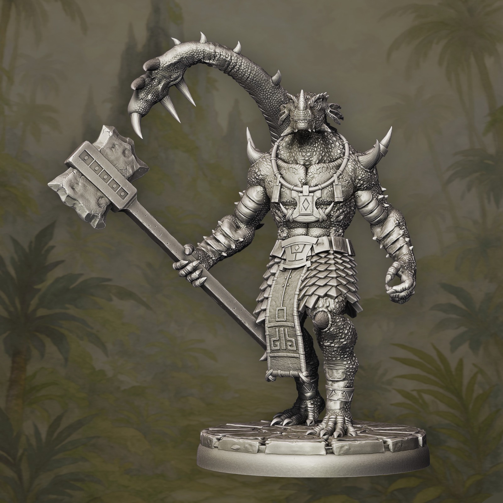 Lizardman Saurian Warriors 28mm fantasy