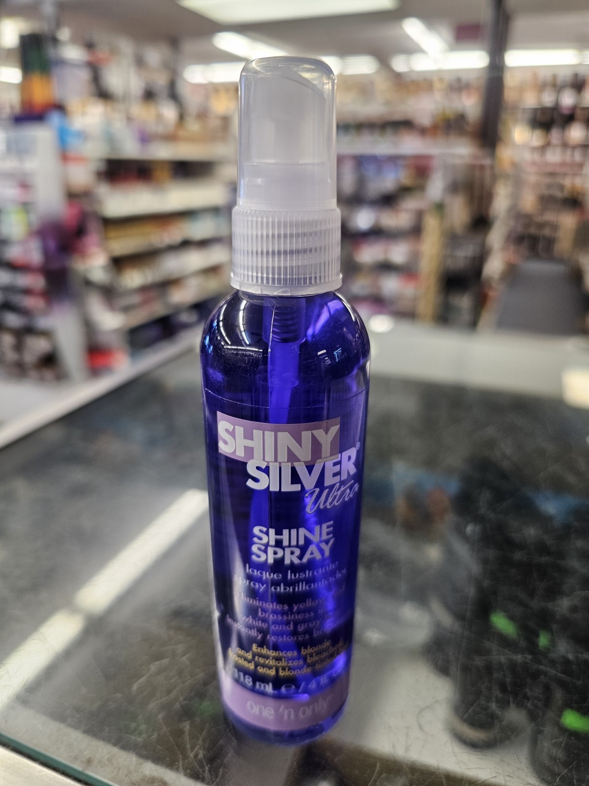 One N Only Shiny Silver Ultra Shine Spray 4 oz New