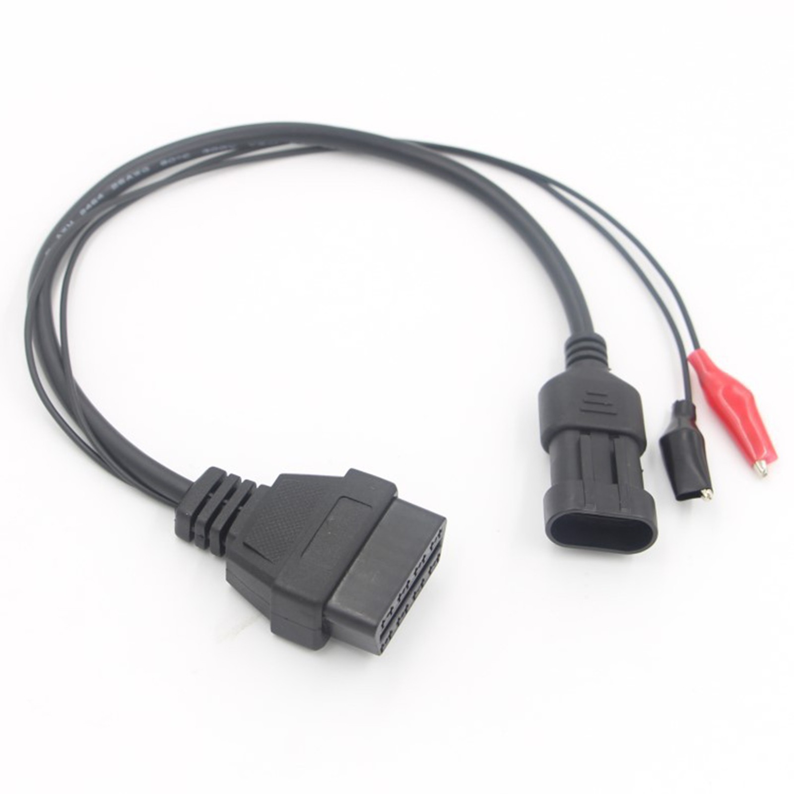 3 Pin to 16 Pin OBD2 Adapter Diagnostic Cable Converter For Fiat Alfa Lancia b