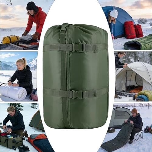35L Compression Sack for Sleeping Bag, 400T 20D Nylon Waterproof & Tear