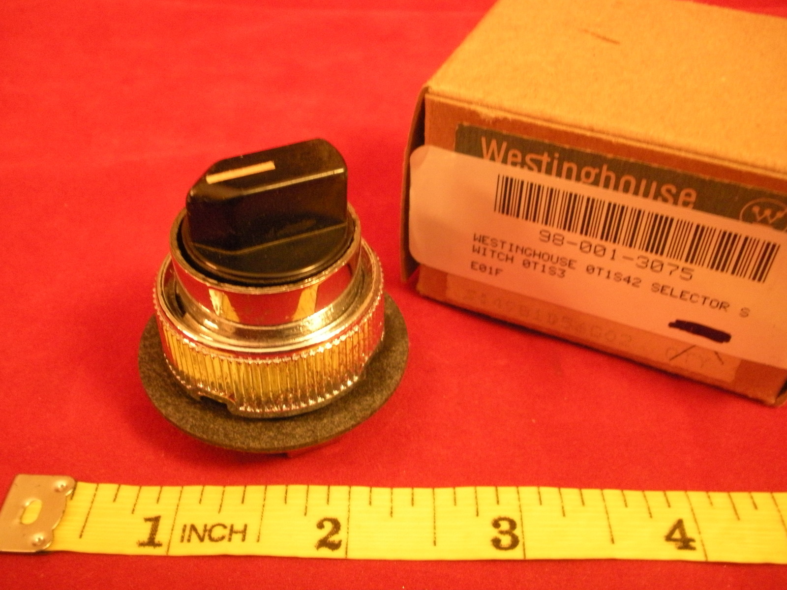 Westinghouse 0T1S42 Black Selector Switch Oper 3 Position Cutler Hammer OT1S3