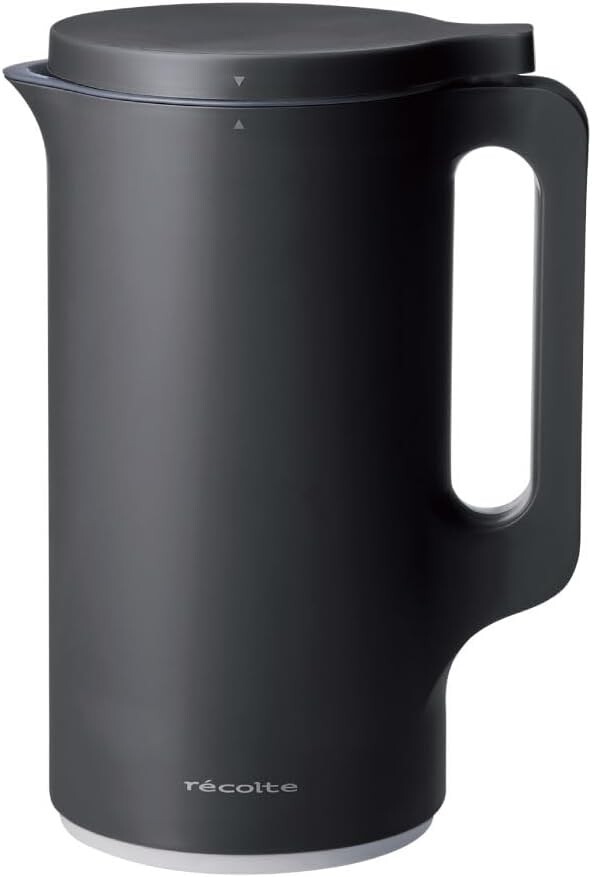 Recolte Auto Cooking Pot RSY-2 Color Black Soy Milk & Soup Maker AC100V 600ml