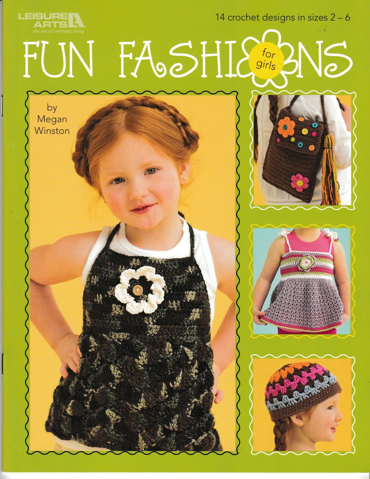 Fun Fashions Crochet Designs in Sizes 2-6 | Leisure Arts 4470 NEW!