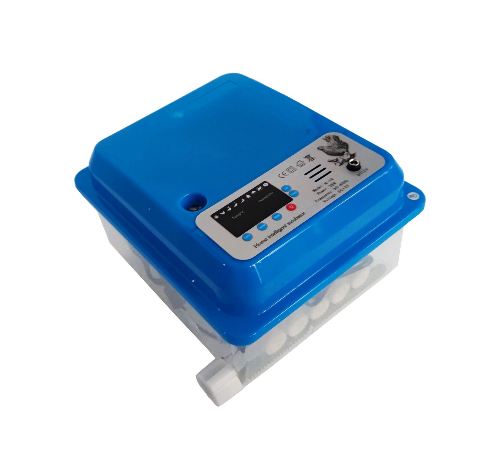 Bird Egg Incubator Poultry Hatcher Breeder Automatic Egg Turning 16 Eggs
