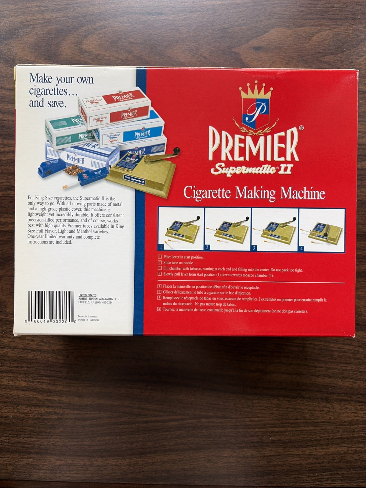 Premier Supermatic II Cigarette Making Machine. New