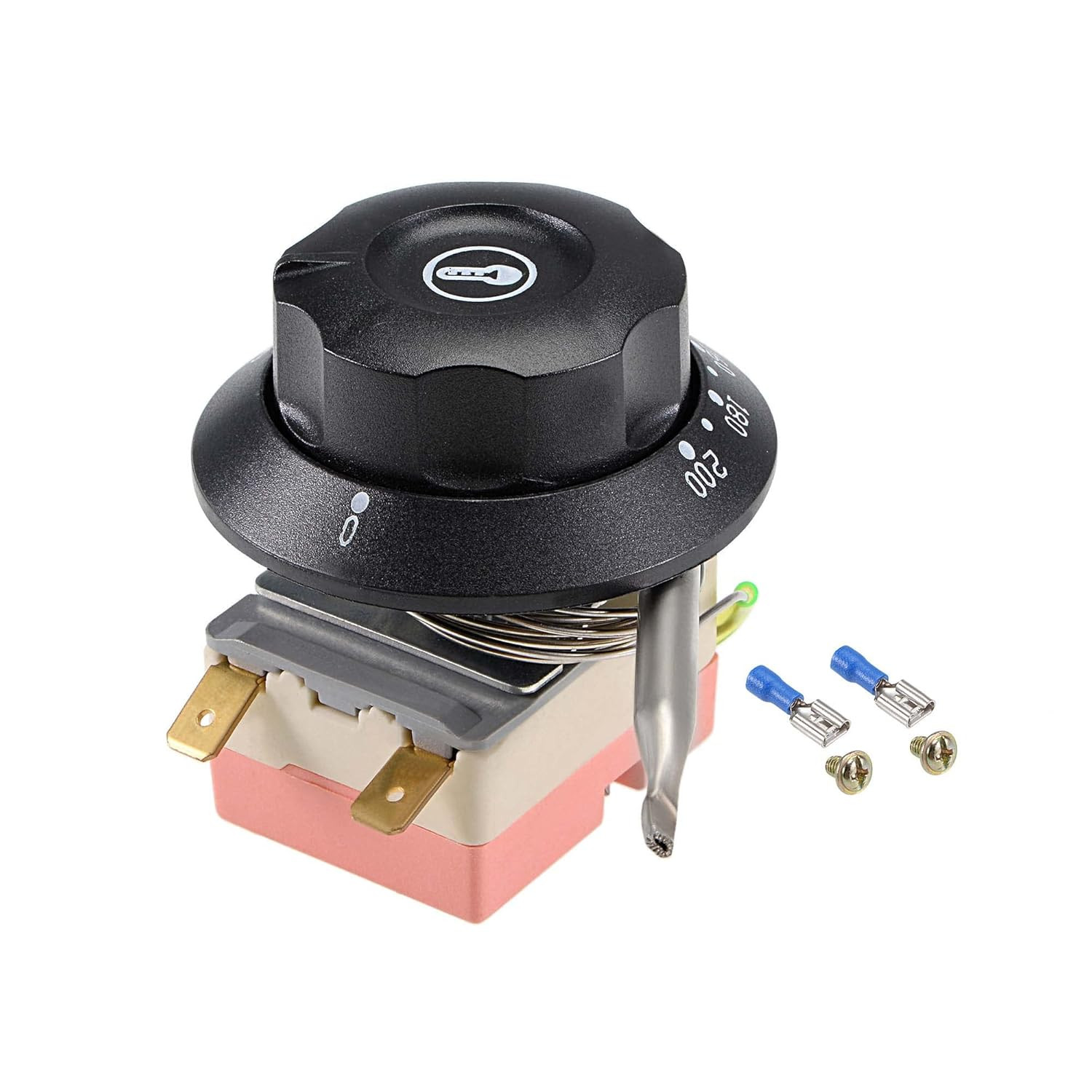 NC 250V 16A 60-200C Temperature Control Switch Capillary Thermostat for Oven Ref
