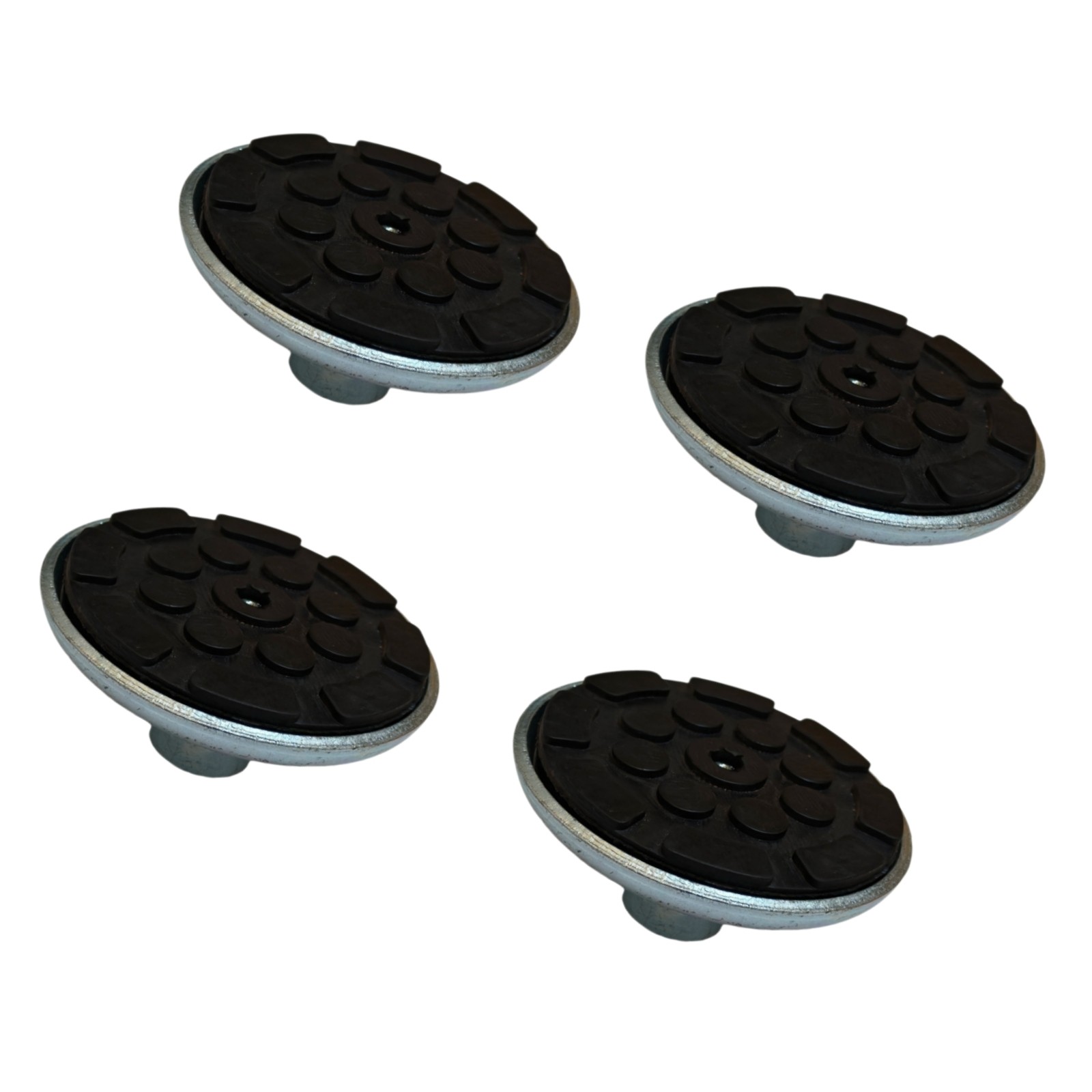 4x  Round Lift Adapter with Rubber Pad, 1.5" Peg For Atlas Automotive Equipment