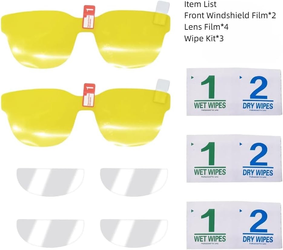 Essential 2 Pack Lens Protector for RayNeo Air Models - Includes Cleaning Kit