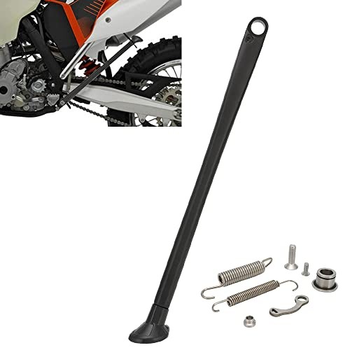Dirt Bike Kickstand Side Stand Forging Aluminum With Springs For XC XCW black