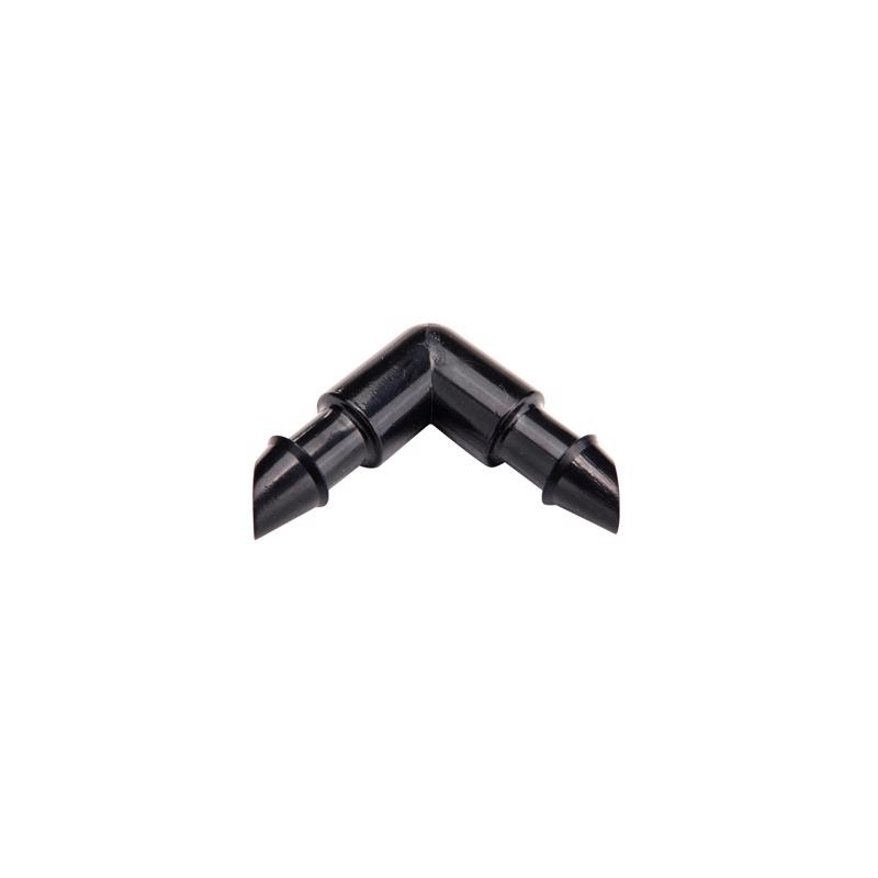 Raindrip R314CT Plastic Black Drip Irrigation Barbed Elbow 1/4 in. Fitting