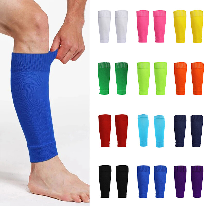 Boys Mens Football Socks Soccer Hockey Rugby Leg Sleeve Calf Compression Socks