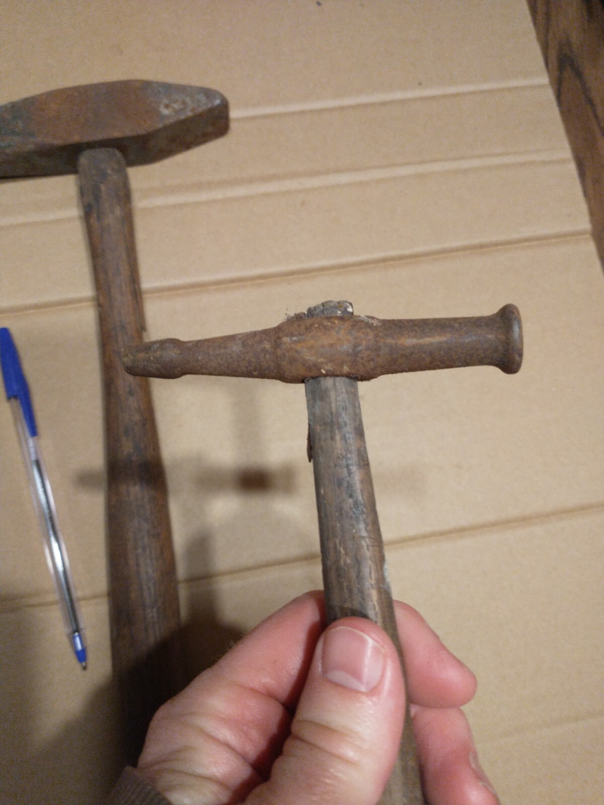 Antique Blacksmith Hand Forged Cross Sledge Hammer