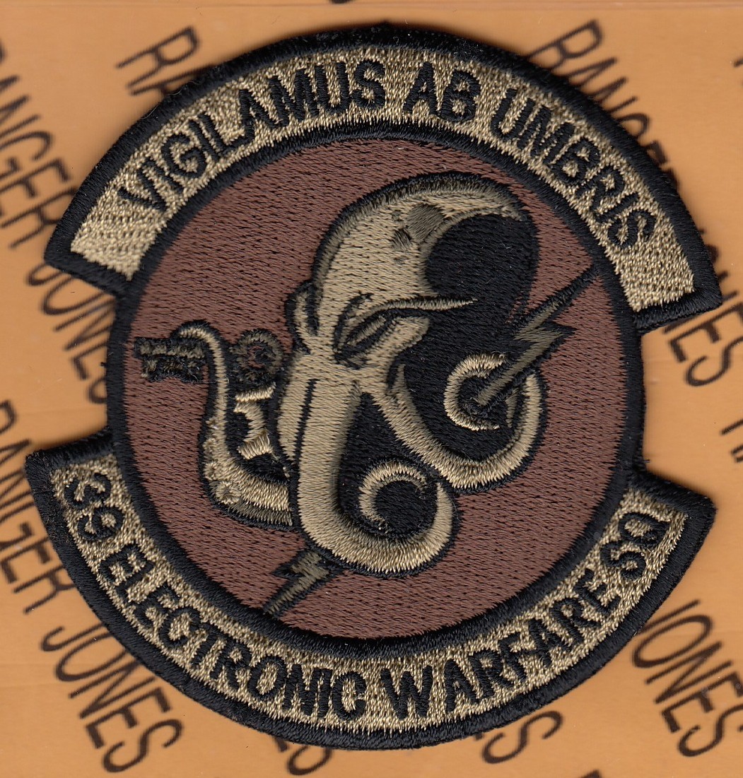 USAF Air Force 39th Electronic Warfare Sq EWS ~3.5" OCP NO HOOK patch c/e