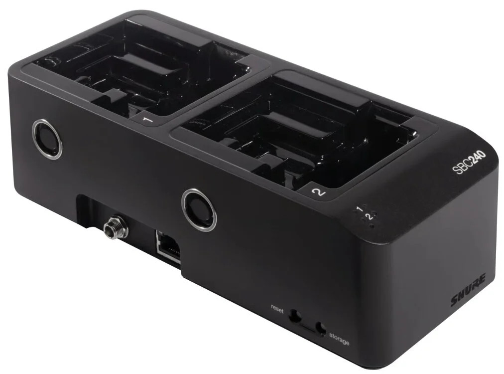 Shure SBC240-RST-01 Two-Bay Networked Docking Charger