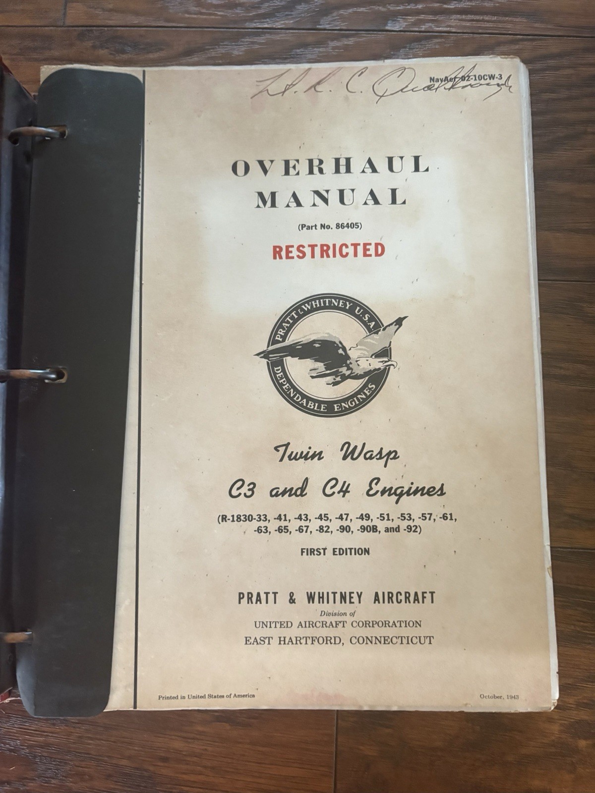 Pratt And Whitney Overhaul Manual