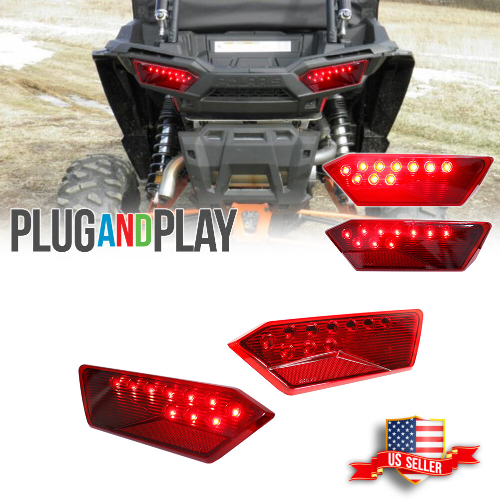 Passenger Driver Side Tail Lights for Polaris RZR XP 900 1000 Turbo S 2014-2019