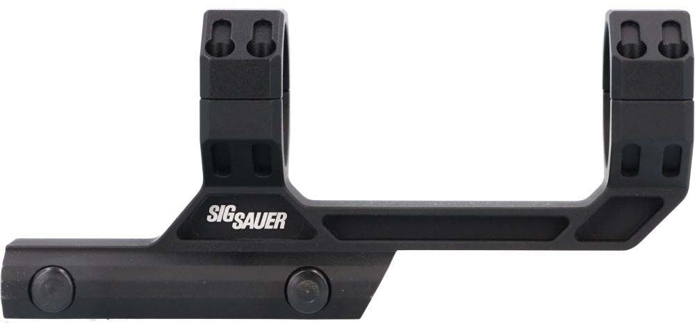 SIG SAUER Alpha Cantilever Mount, 30mm Tube, 0 MOA, Black Powder Coated Steel
