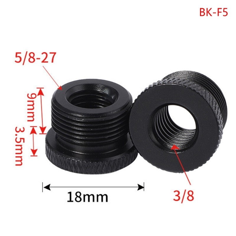 Microphone Microphone Screw Clip Thread 3/8"-16 Female to 5/8"-27 Male Adaptor