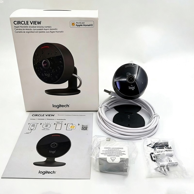 Logitech Circle View Security Camera 1080p HD | Apple HomeKit | 180° View | New