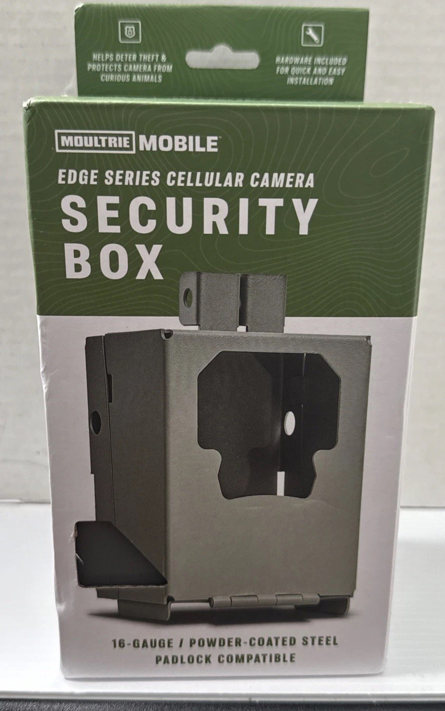 Moultrie Edge Metal Security Box Cellular Trail Camera 16-Gauge Steel Anti-Theft