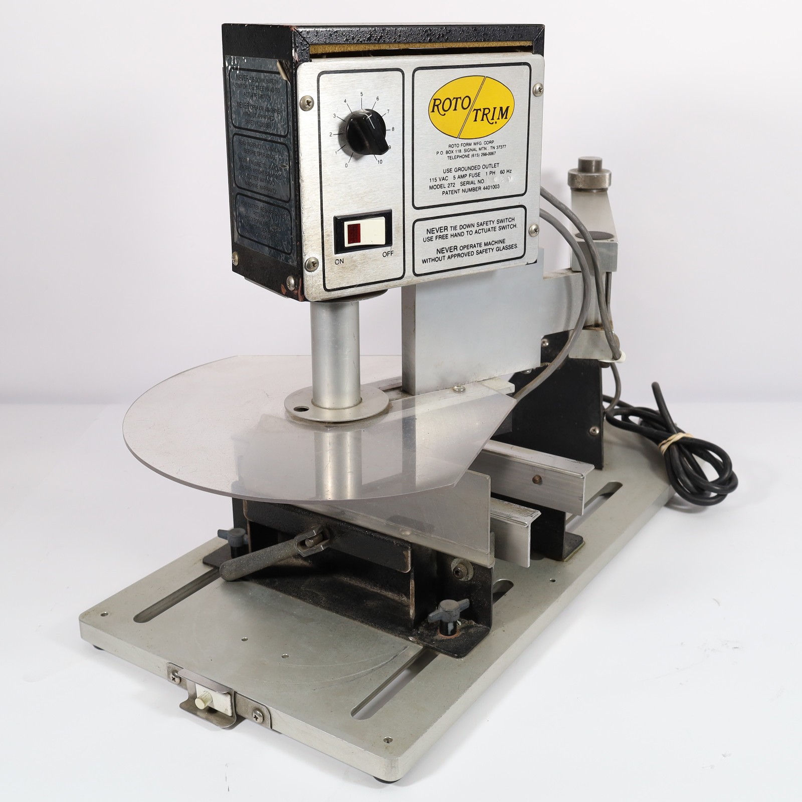 (For Parts/Repair) Roto Form Roto Trim 272 Lead Trimmer