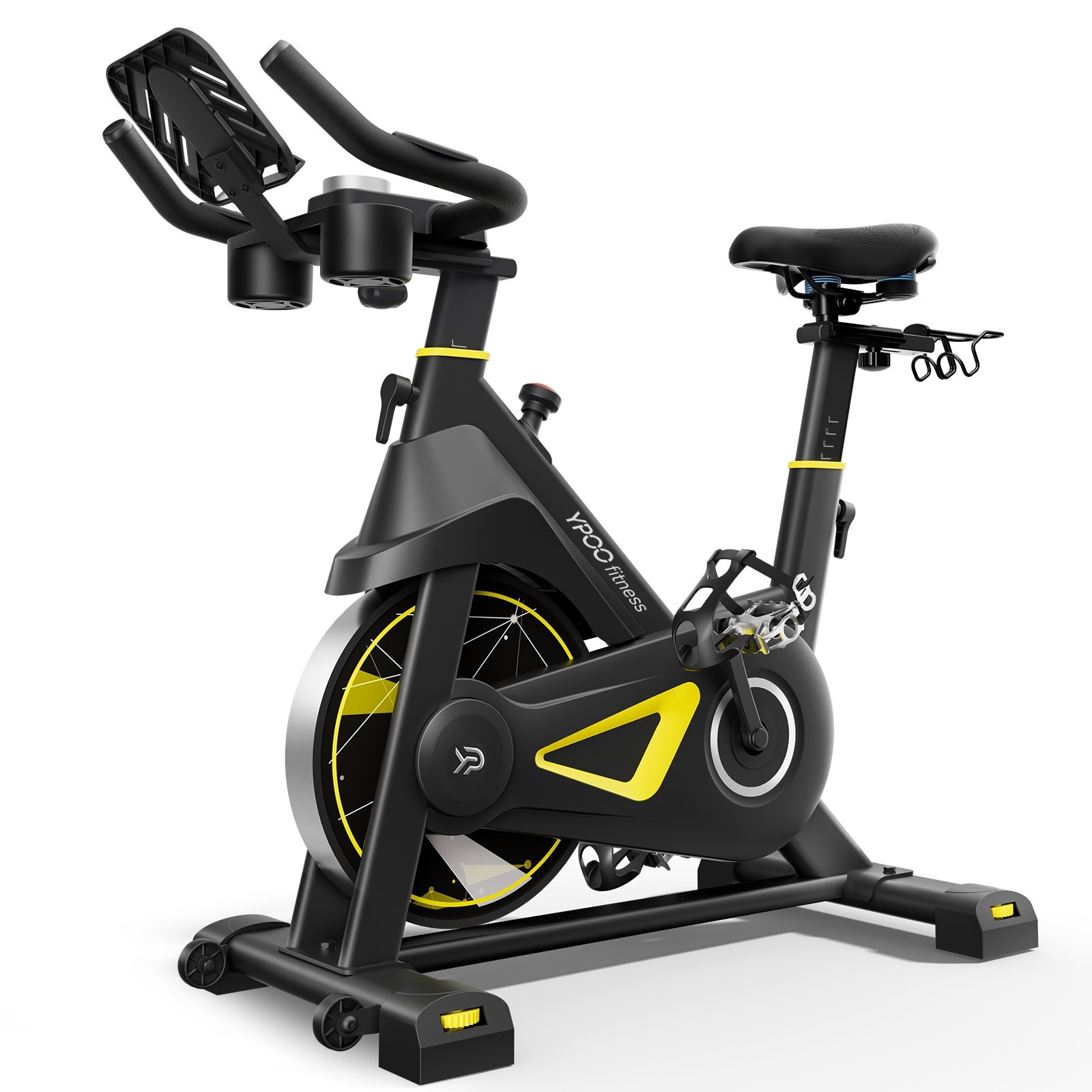 Magnetic Resistance Bike for Home 330 lb Capacity Easy to install, easy to store