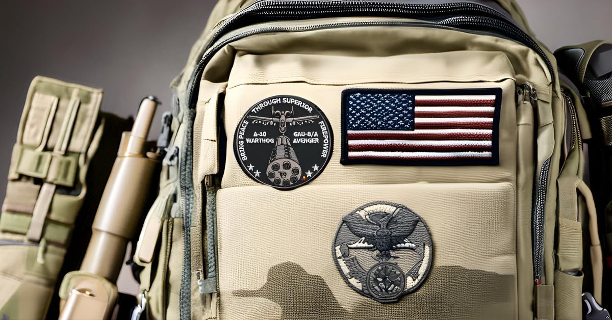 Airman A-10 Warthog Peace Through Superior Firepower Patch - [Hook Fastener]