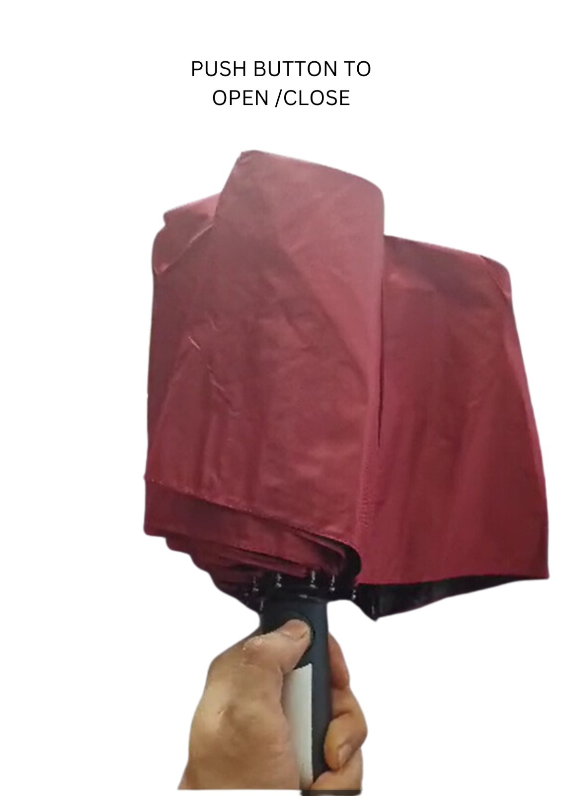 Umbrella with Button Folding Compact 3ft diameter Outdoor Automatic Open & Close