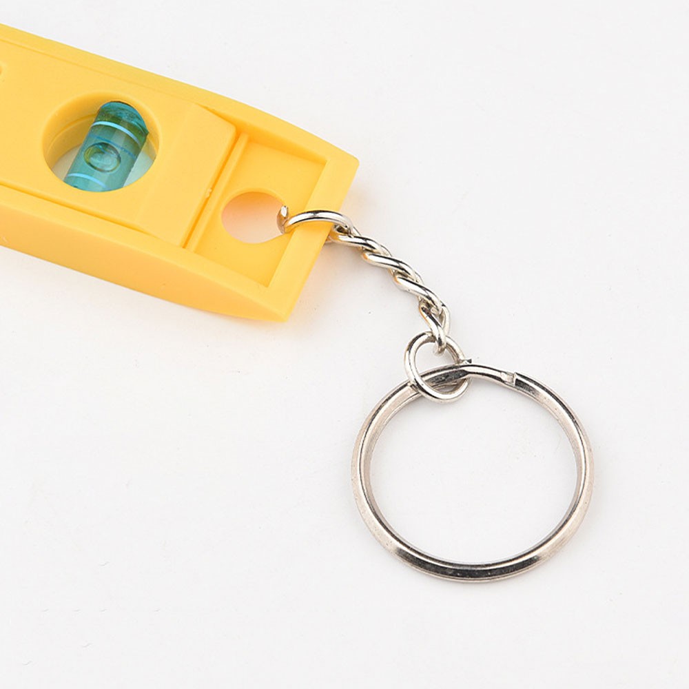 2Pcs Magnetic Bubble Level Mini Keychain Bubble Spirit Level Leveling Tool /