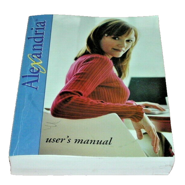 Alexandria Users Manual Macintosh And Windows V5.5.5 Computer