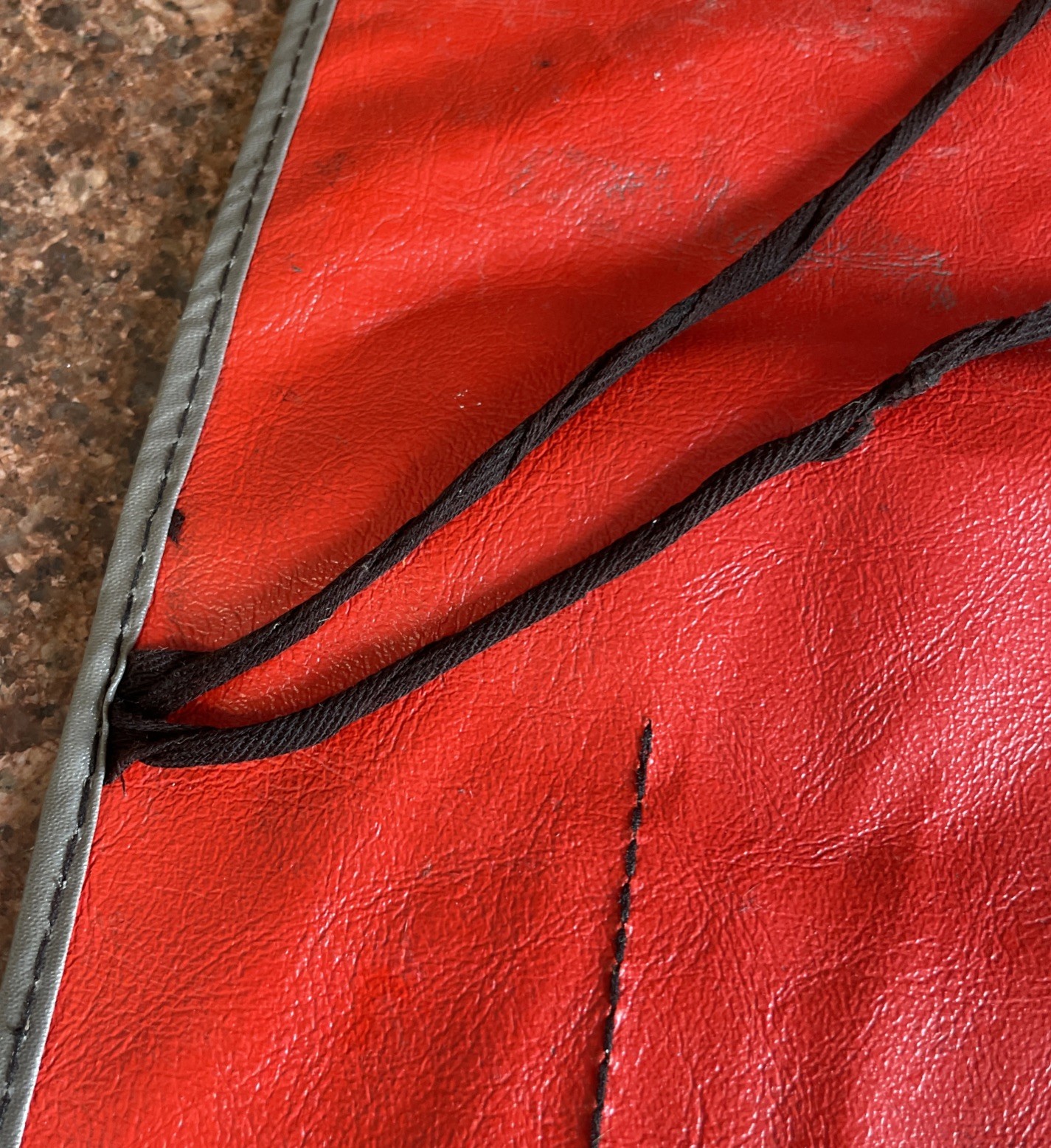 SNAP ON C-93D RED KIT BAG POUCH ROLL 9 POCKETS *VINTAGE