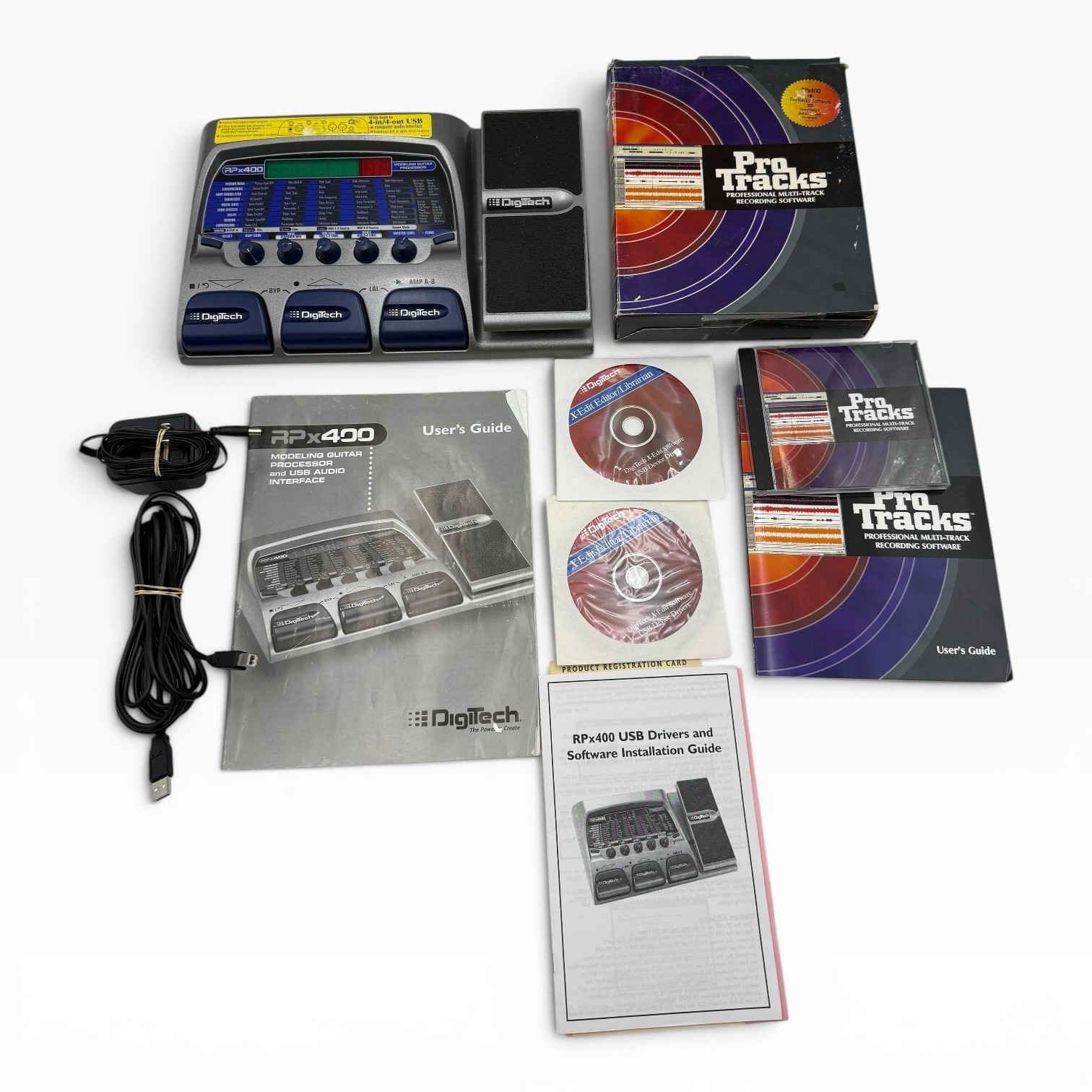Digitech RPx400 Amp Modeler Multi Effect Processor Guitar Effect Pedal Pedaliera