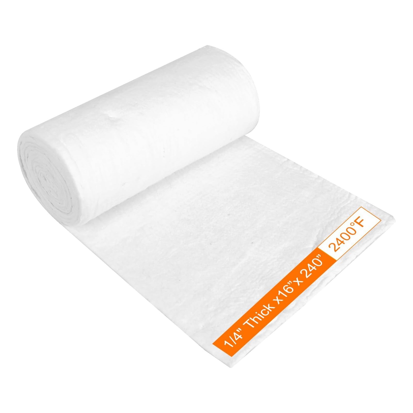 2400F 1/4" x 16" x 240" Ceramic Fiber Insulation Blanket Ceramic Fiber Fireproof