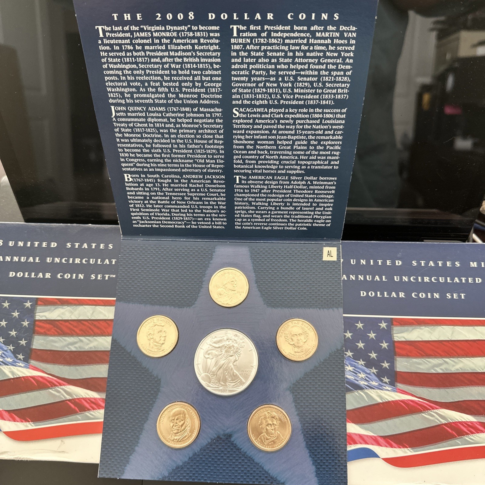 2008 United States Mint Annual Uncirculated $1 Dollar Coin Set