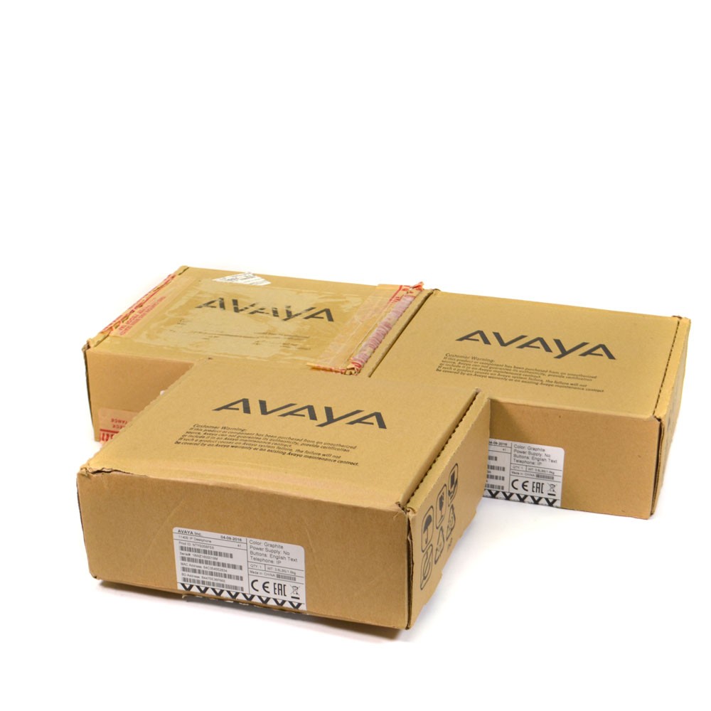 (Lot of 3) Avaya 1140E Business/Office IP Multi-Line LCD Display Desk Phones