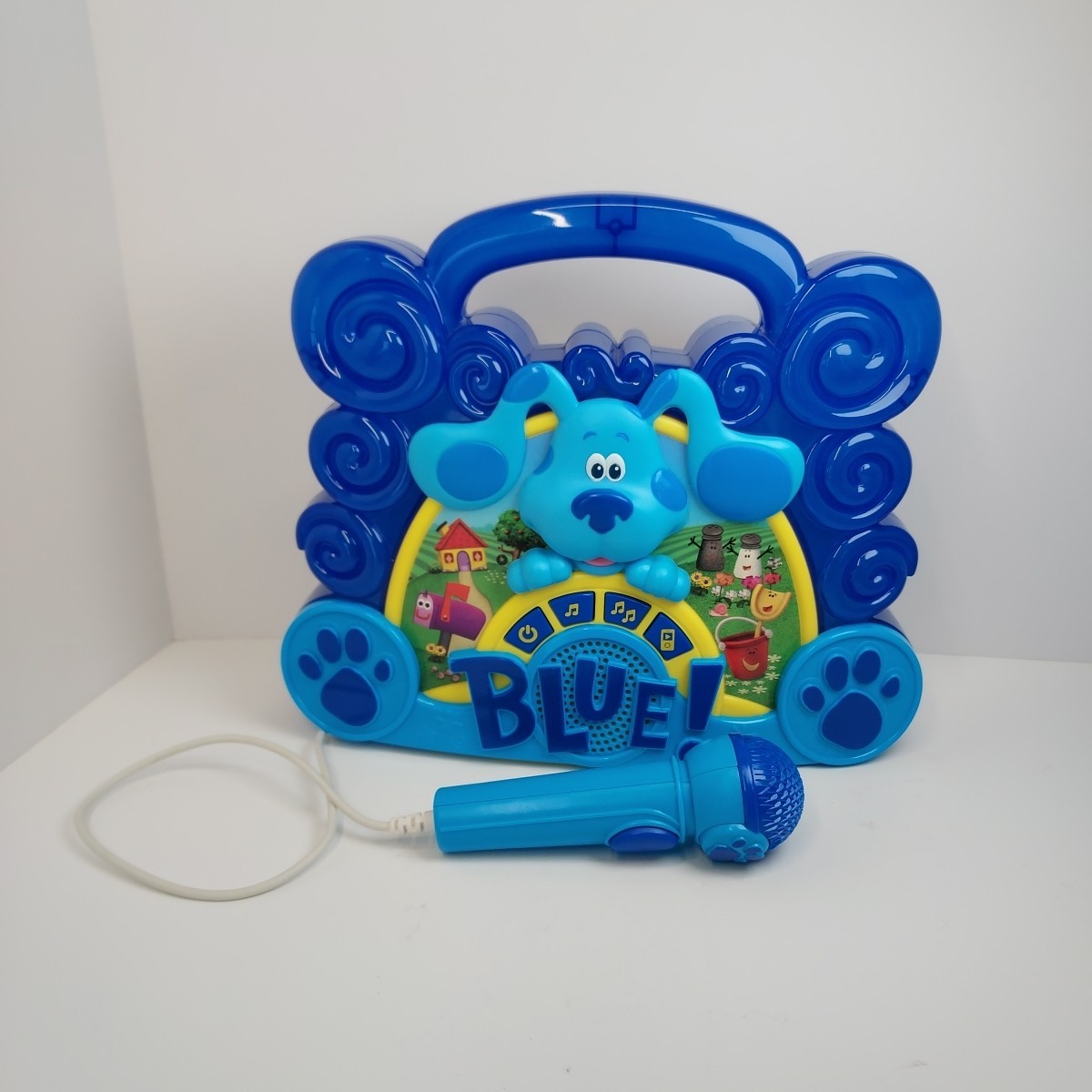 Blue's Clues and You Sing Along Boombox with Built-In Music & Real Working Mic