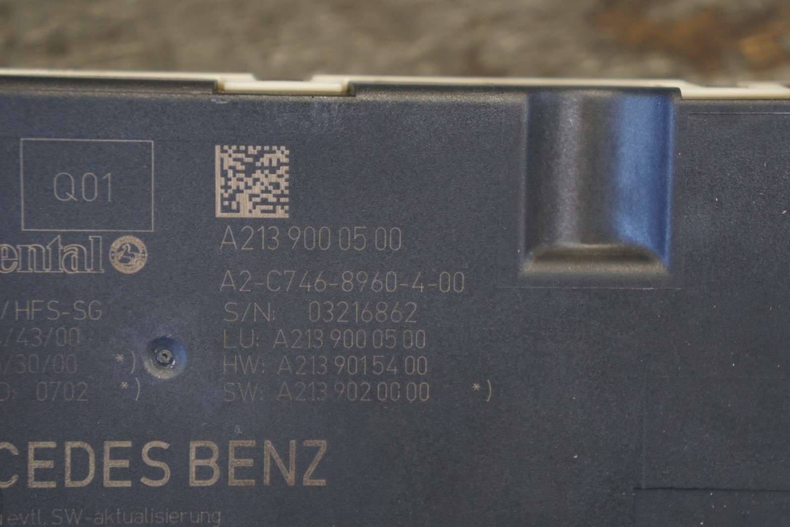 2017 - 2019 MERCEDES BENZ S213 E400 TAIL GATE CONTROL MODULE OEM A2139000500