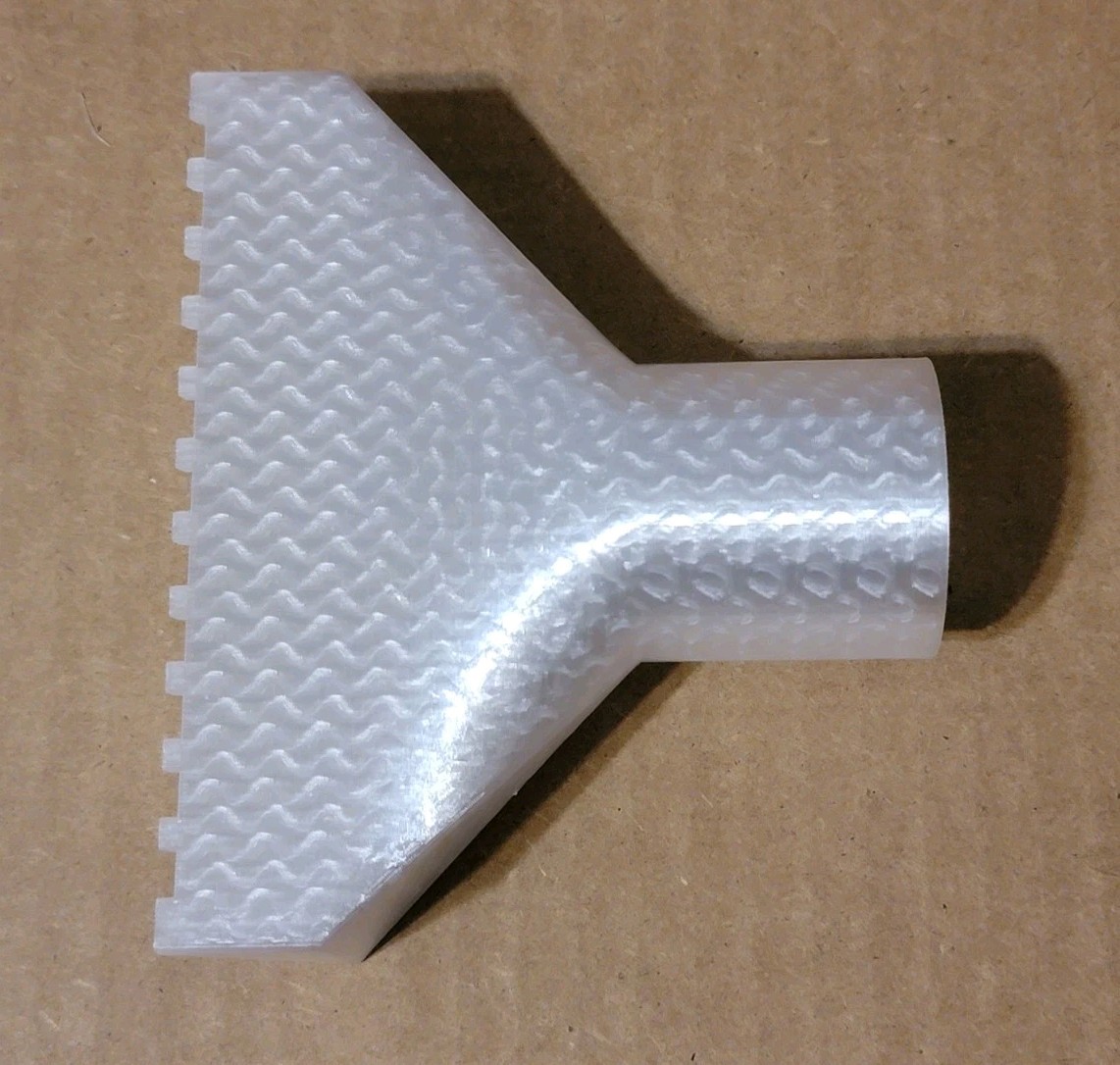 3D Printed Nozzle Attachment for Festool Dust Extractor Clear Petg Material