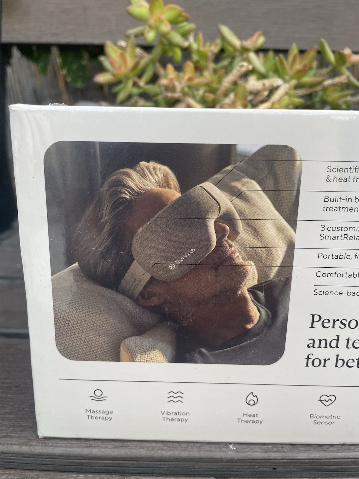 Therabody Smart Goggles Device Intelligent Heating Vibrating Soothing