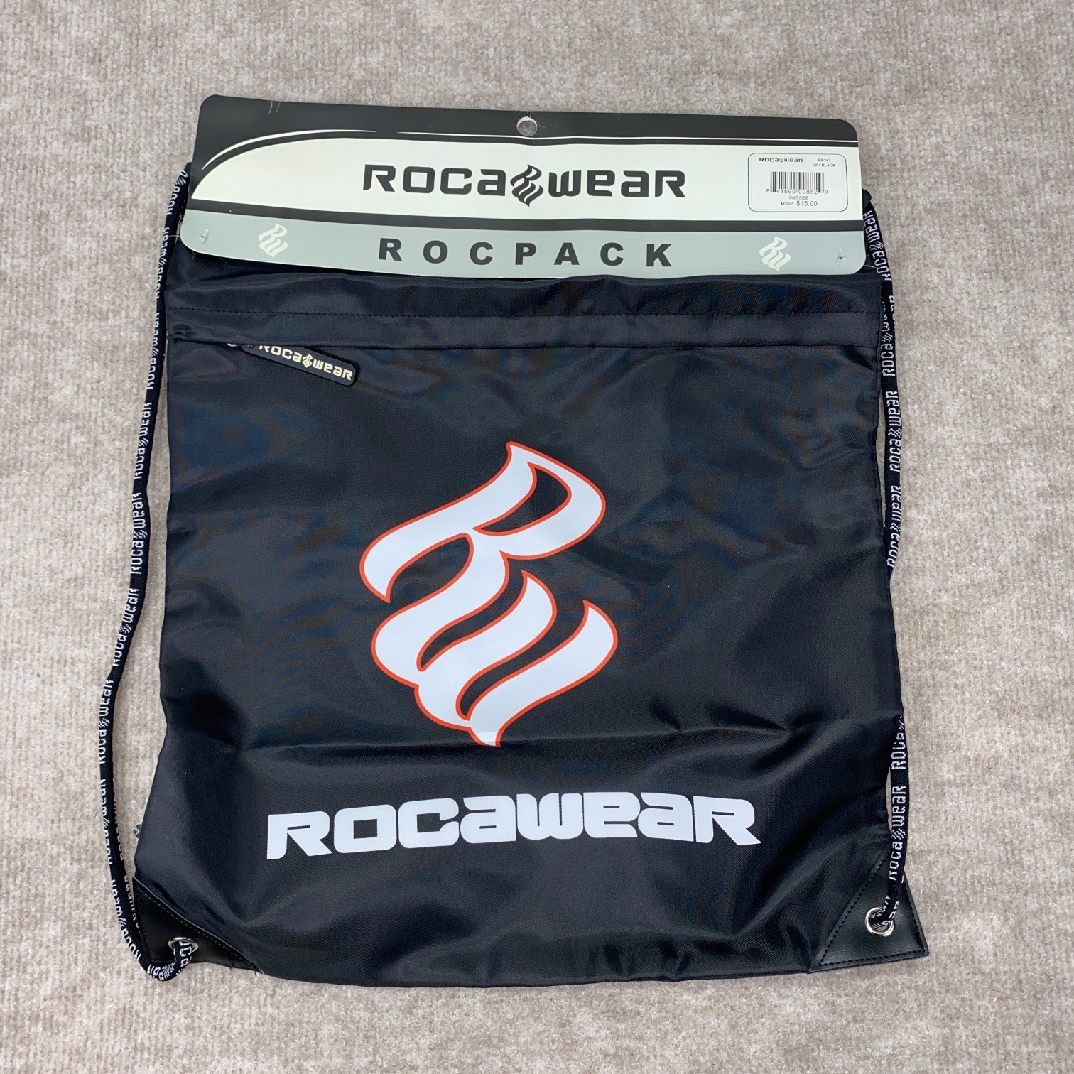 Vintage Rocawear Drawstring Bag Backpack Y2K NEW