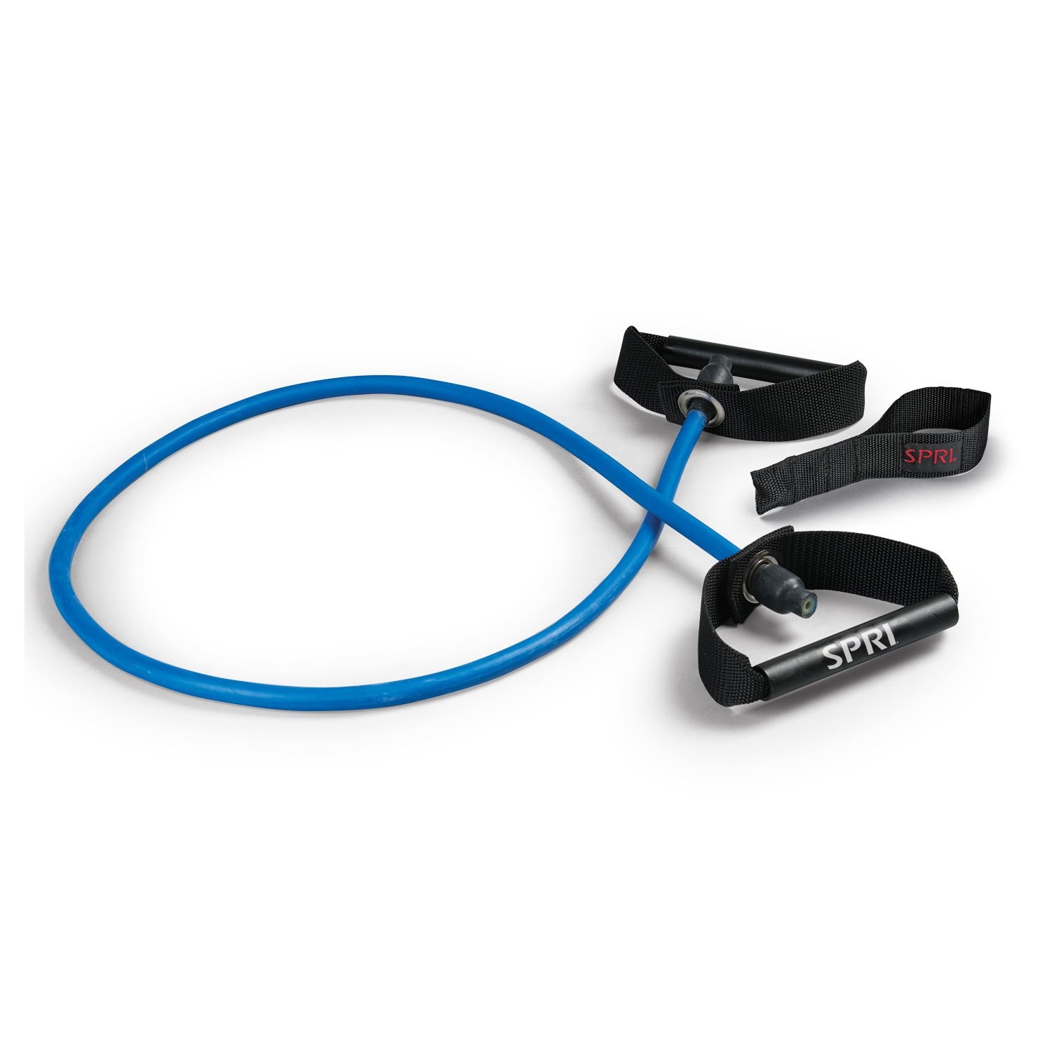 SPRI Xertube Resistance Bands with Handles – All Exercise Cords Heavy, Blue