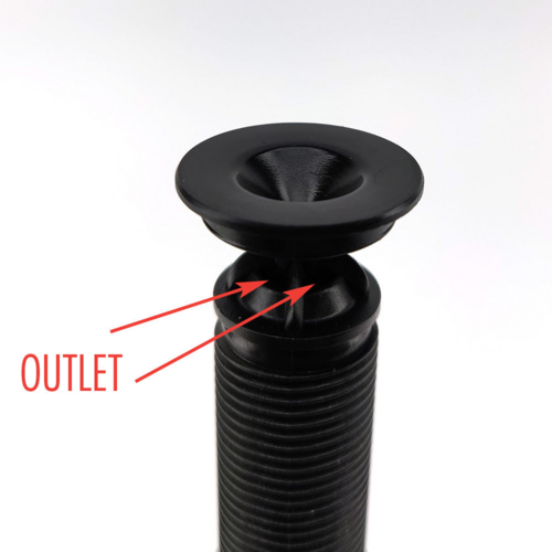 KegLand Sergeant Sparge Head | Wort Speader & Aerator 1/2" Thread 2" Long x 3/4