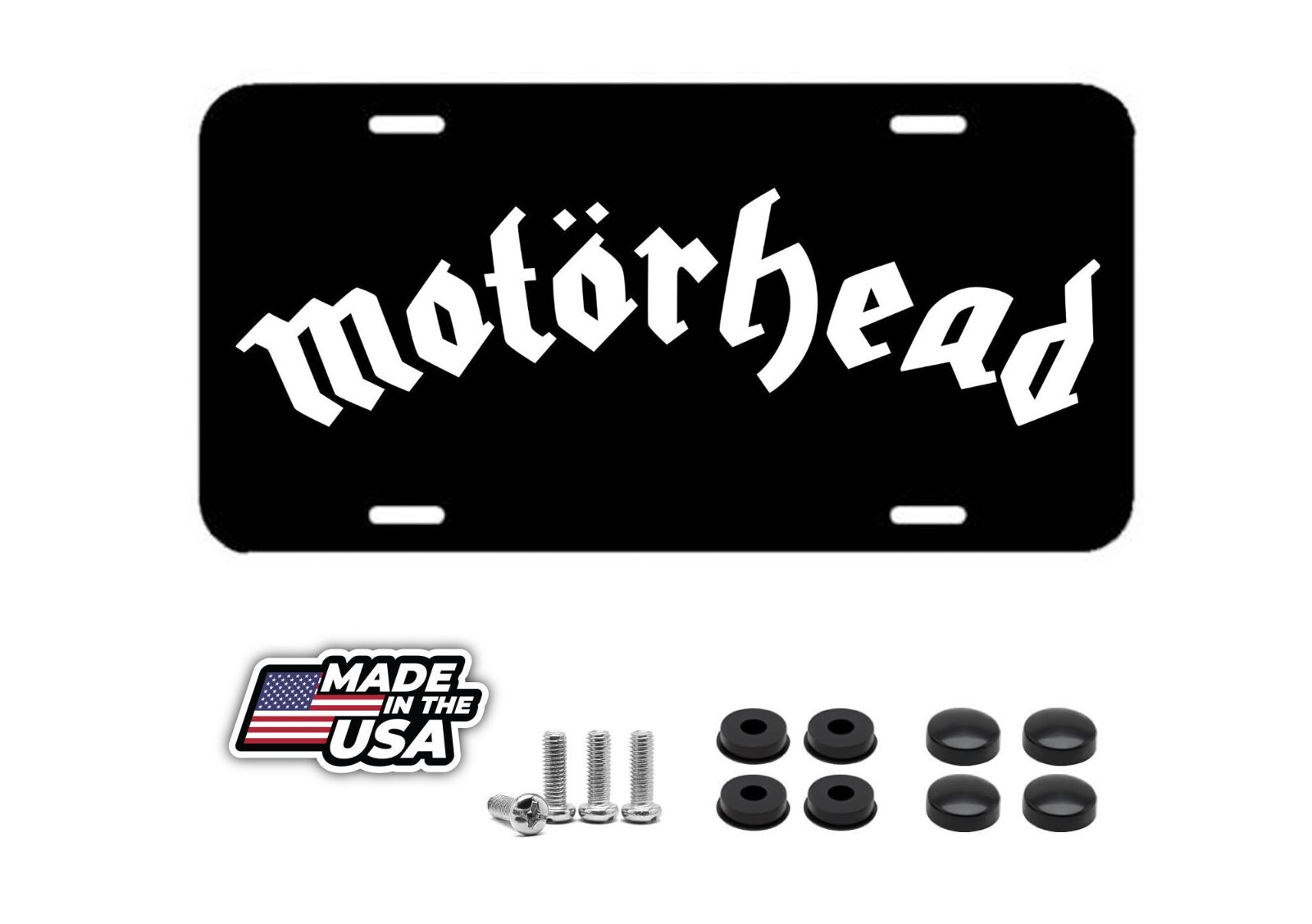Motörhead ~ License Plate/Tag (Lemmy) Ace of Spades/Iron Fist/Saxon AC/DC