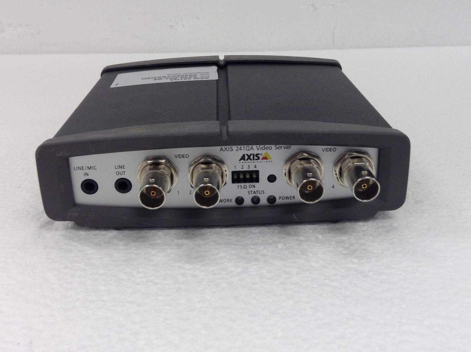 Axis 241QA 4 Channel Video Server 0230-001-04, No Ac Adapter, WORKING