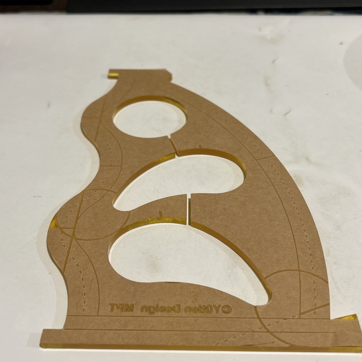 Multi-purpose Feather Yütien Design Quilting Templates #MPT