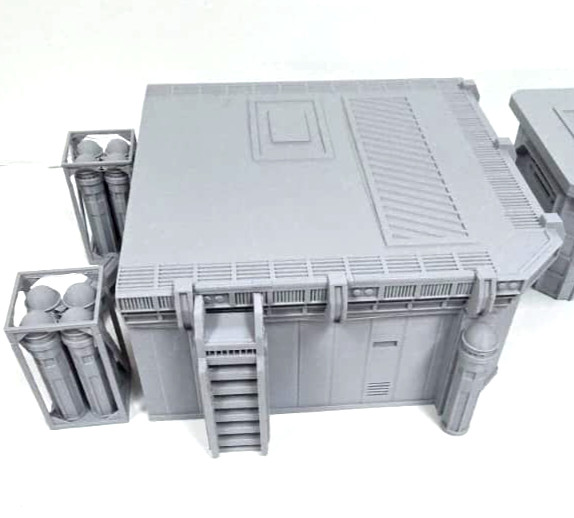 Modular Outpost Building Sci-Fi Terrain Warhammer Scenery Tabletop Wargaming (A)