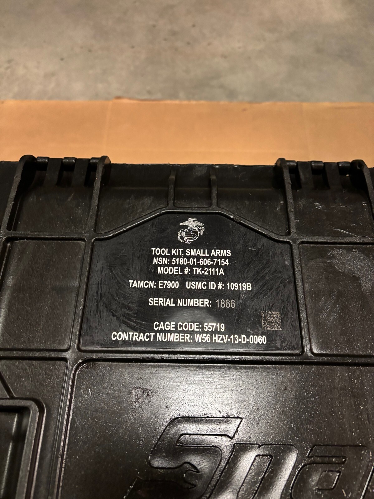 SNAP ON SMALL ARMS TOOL KIT BOX 6 DRAWER WITH TOOL LAYOUT TK-2111-A