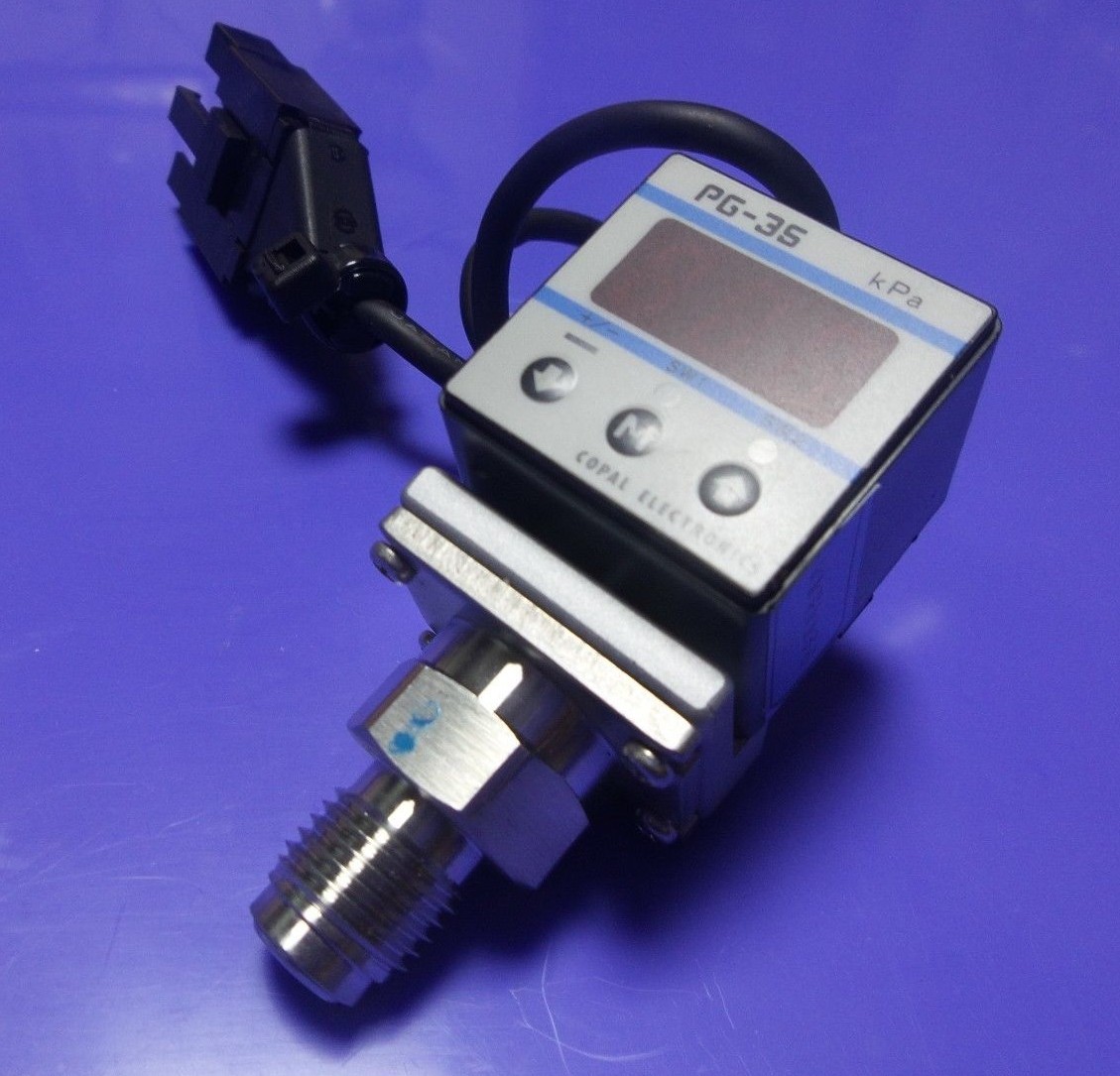 Copal Electronics PG-35-102R-PVC Pressure Gauge,0~100kPa, DC10.8~30V , USED